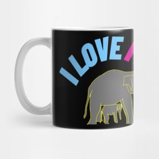 Mother's Day - Mommy Elephant always protects you. Mug